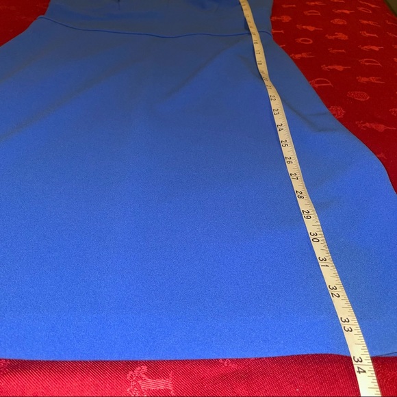 Express spaghetti strap fitted dress blue size small - Picture 7 of 10